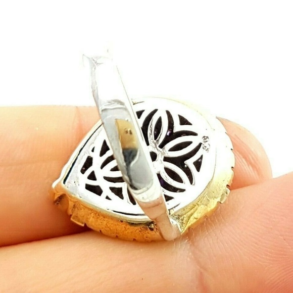 Turkish Amethyst .925 Sterling Silver Ring SZ 8.5 - Picture 5 of 6